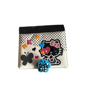 Hello Kitty 2008‎ Vinyl Colorful Wallet Sanrio Children’s Snap Wallet See Photos